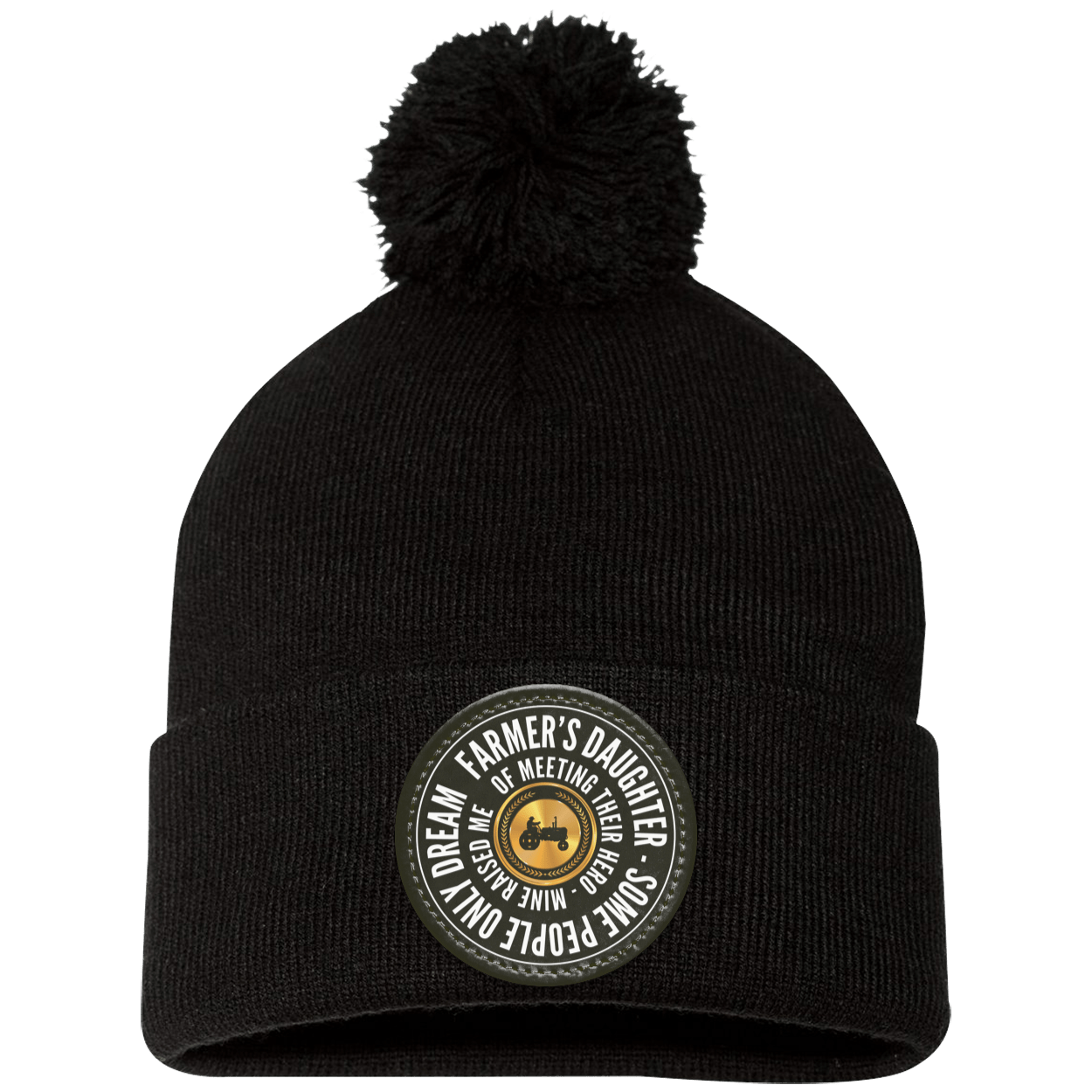 Farmer's Daughter Pom Pom Knit Beanie