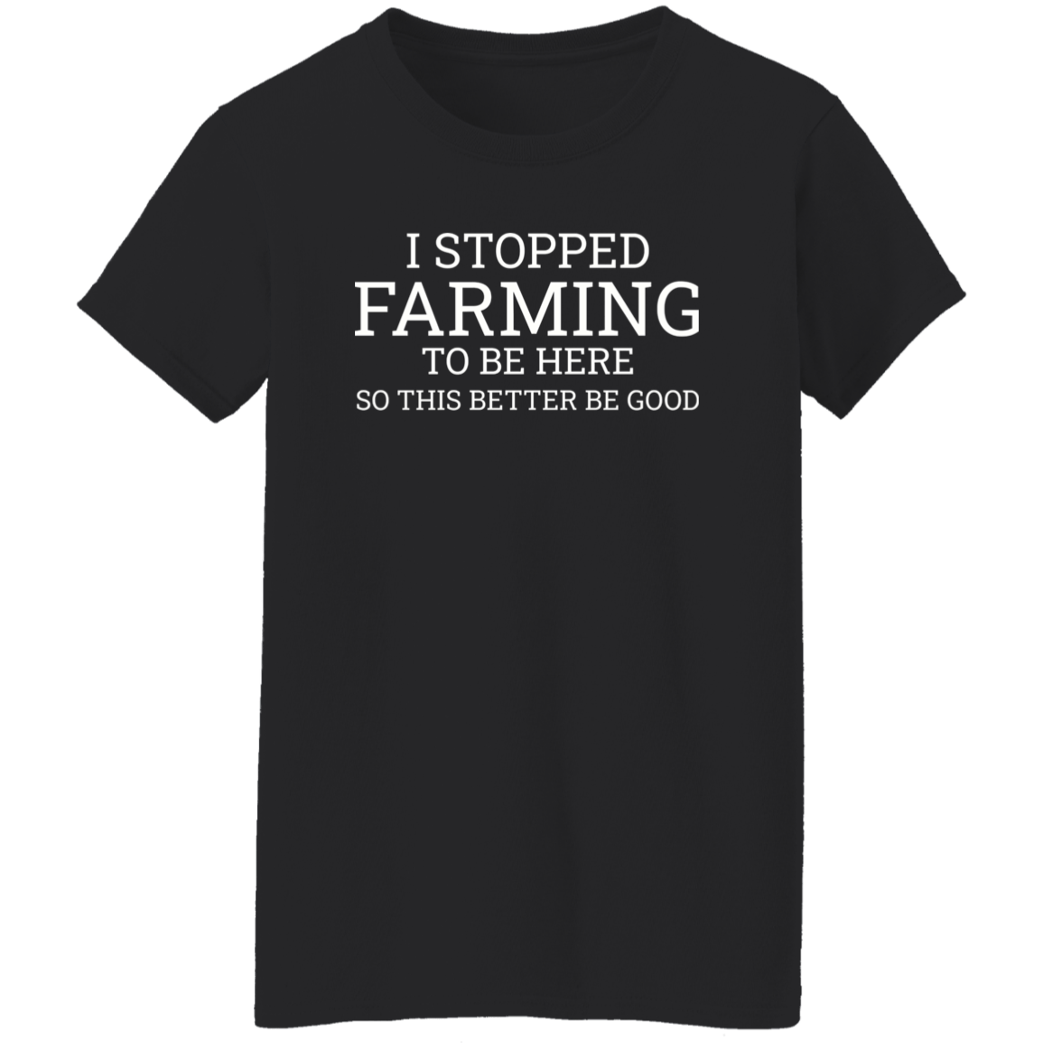 I Stopped Farming To Be Here