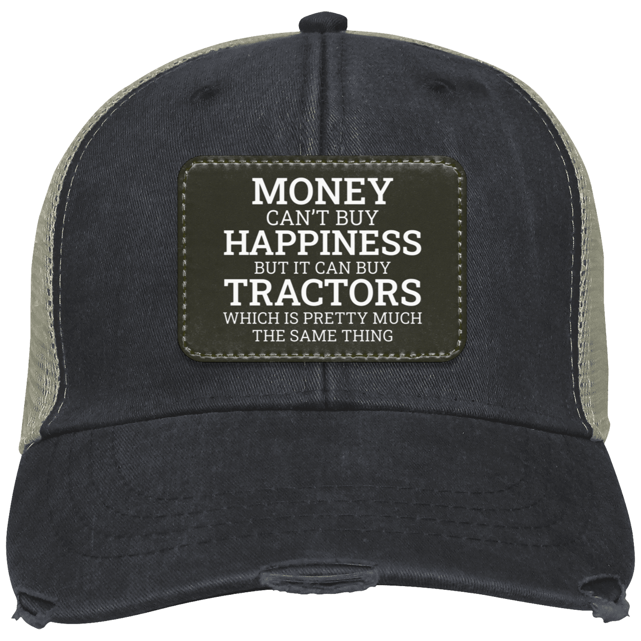 Money Can't Buy Happiness - Distressed Hat