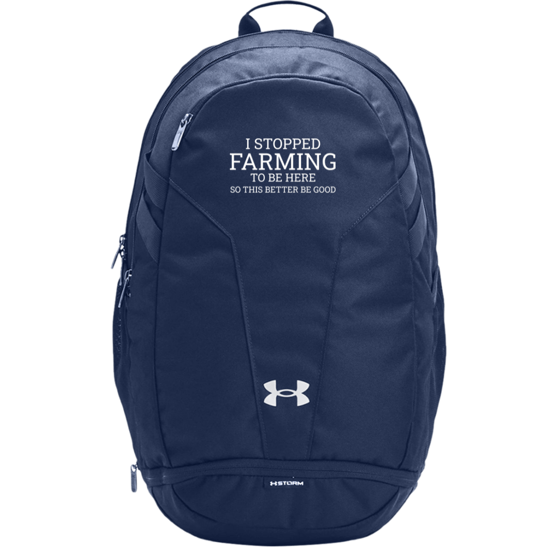 I Stopped Farming To Be Here - Under Armour Backpack