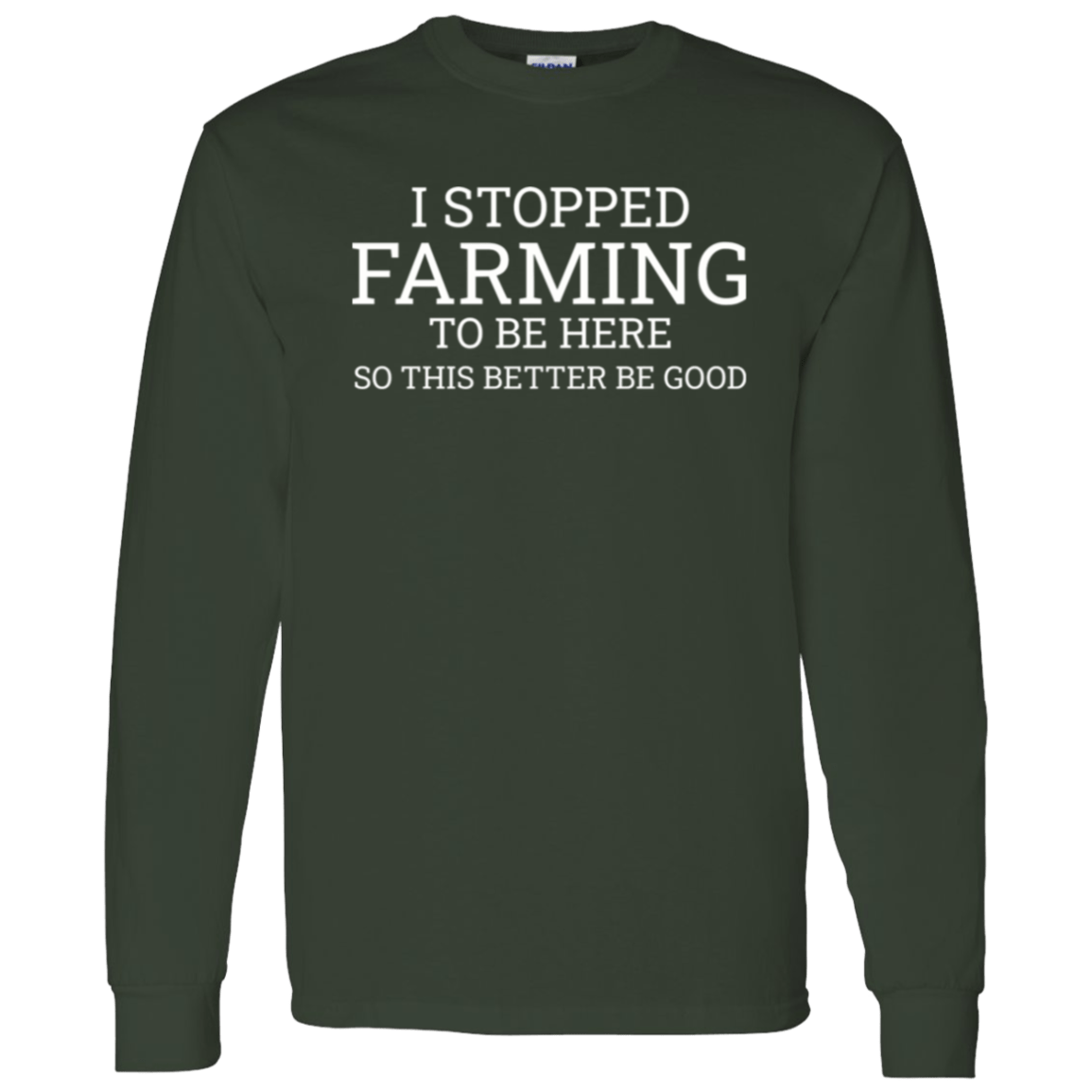 I Stopped Farming To Be Here