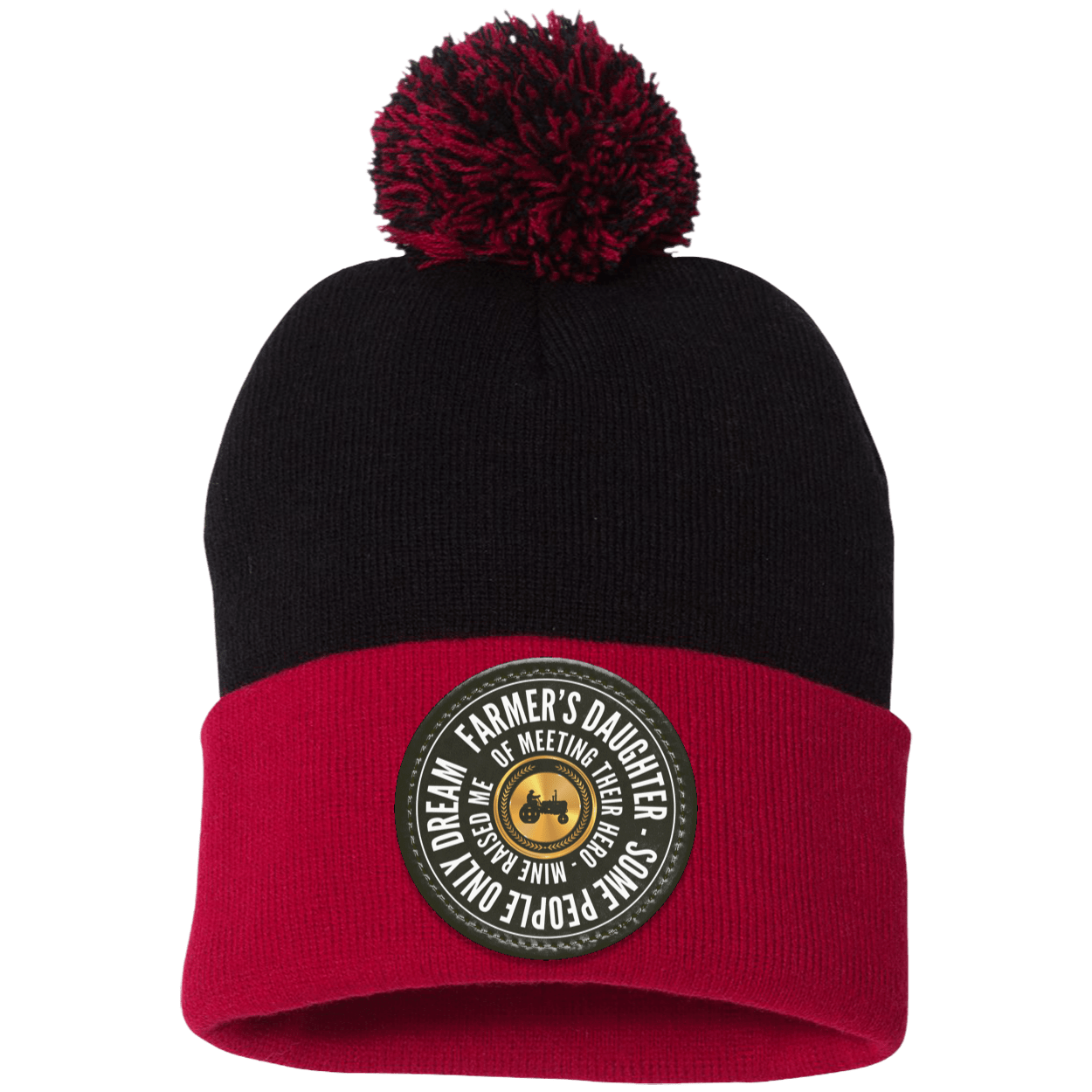 Farmer's Daughter Pom Pom Knit Beanie