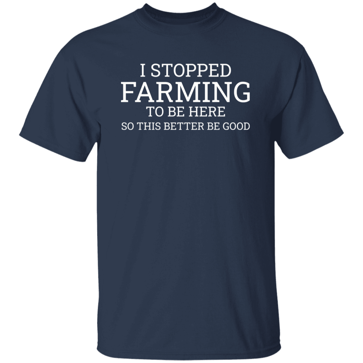 I Stopped Farming To Be Here
