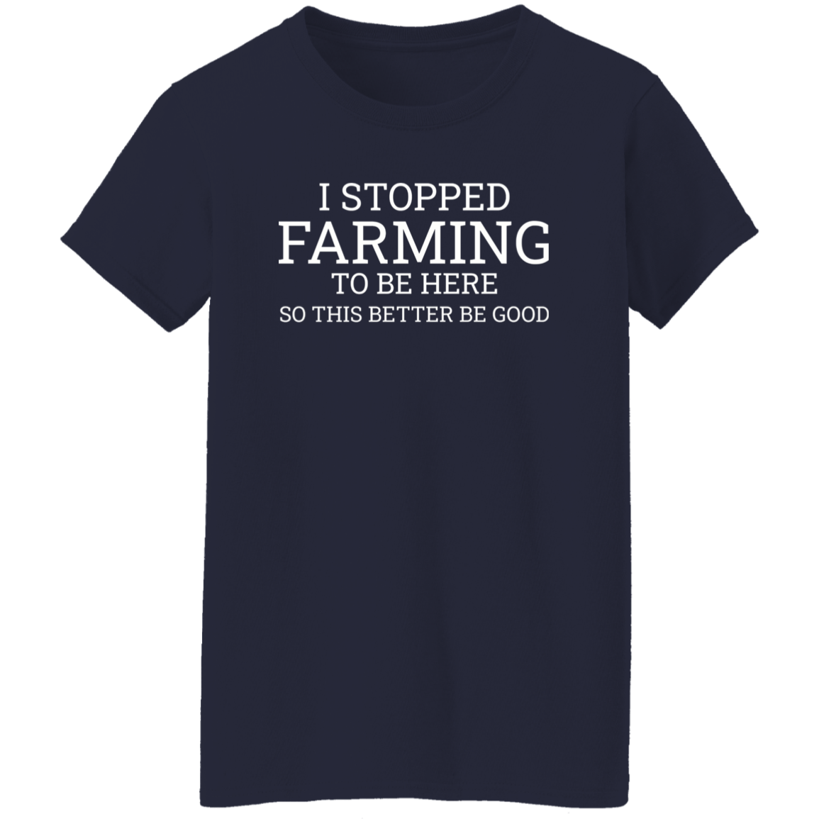 I Stopped Farming To Be Here