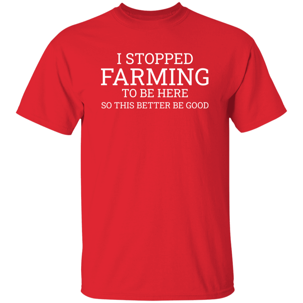 I Stopped Farming To Be Here