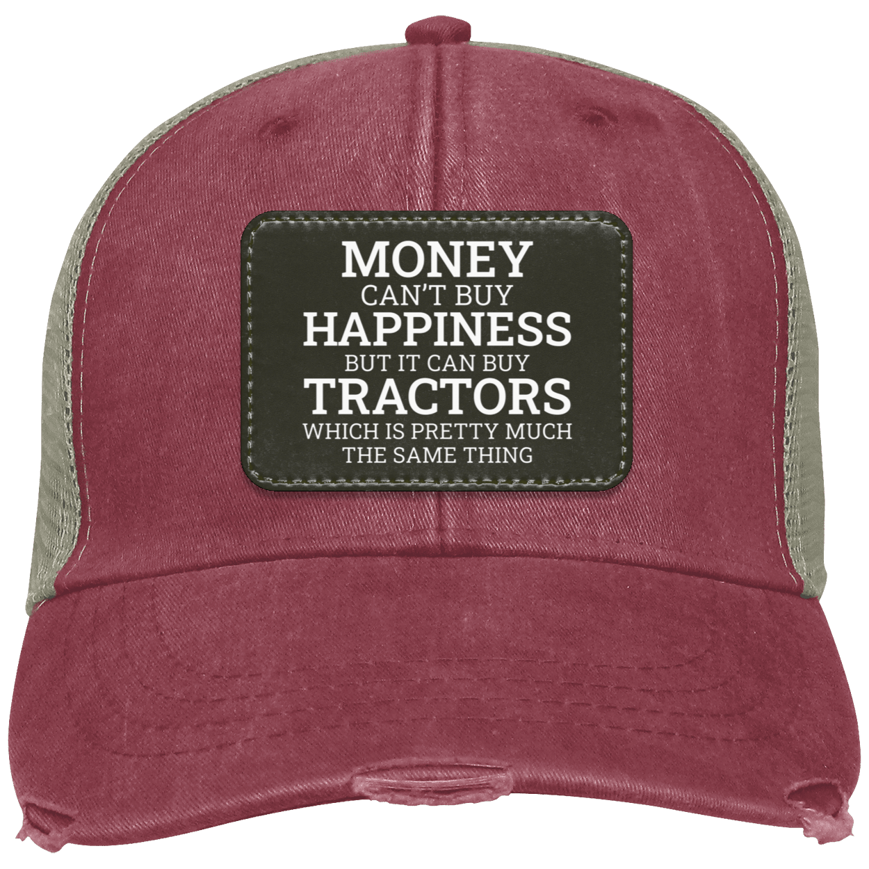 Money Can't Buy Happiness - Distressed Hat