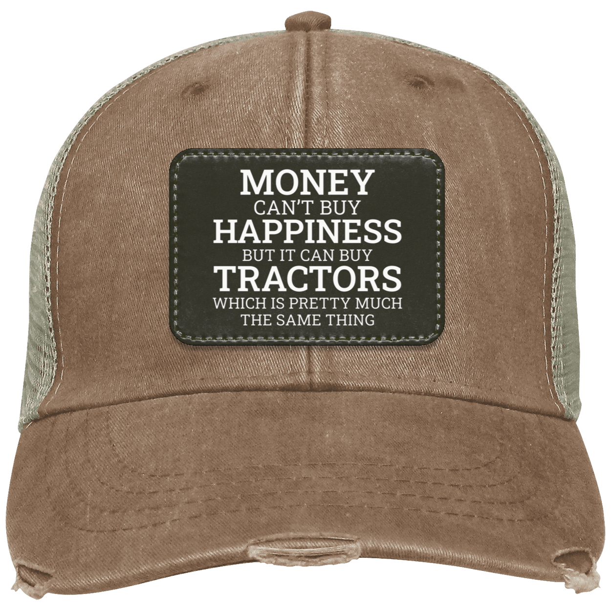 Money Can't Buy Happiness - Distressed Hat