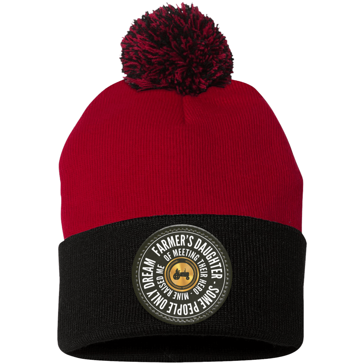 Farmer's Daughter Pom Pom Knit Beanie