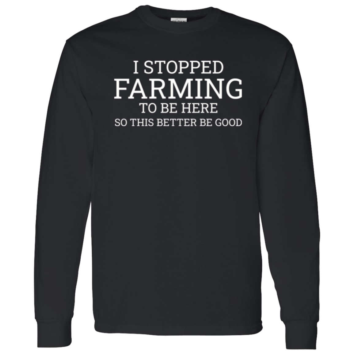 I Stopped Farming To Be Here