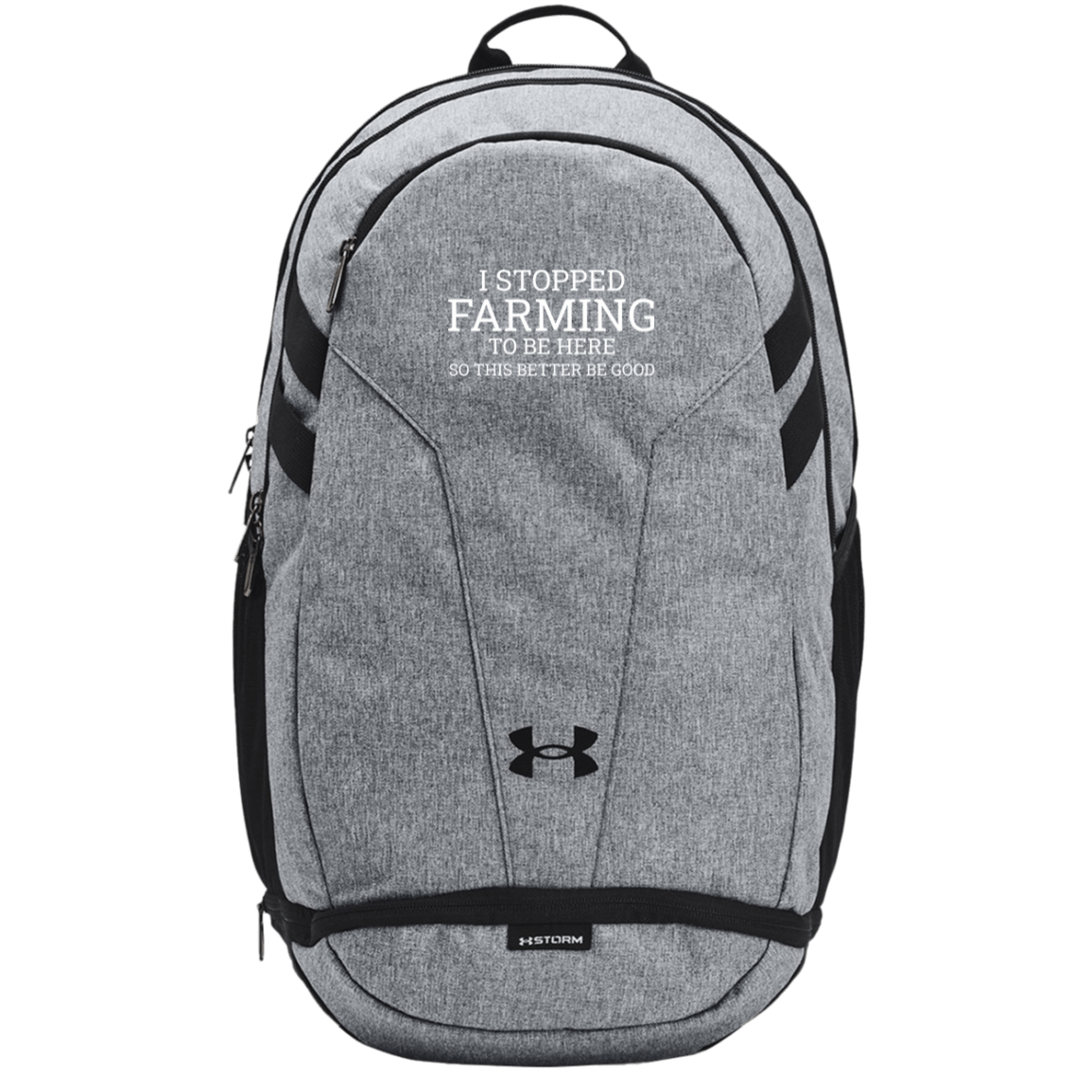 I Stopped Farming To Be Here - Under Armour Backpack