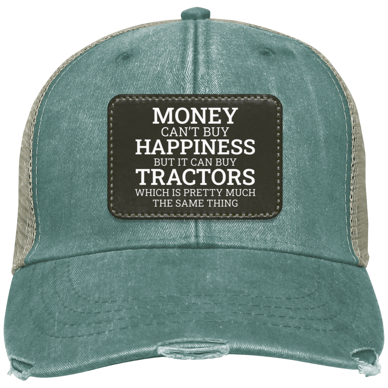 Money Can't Buy Happiness - Distressed Hat