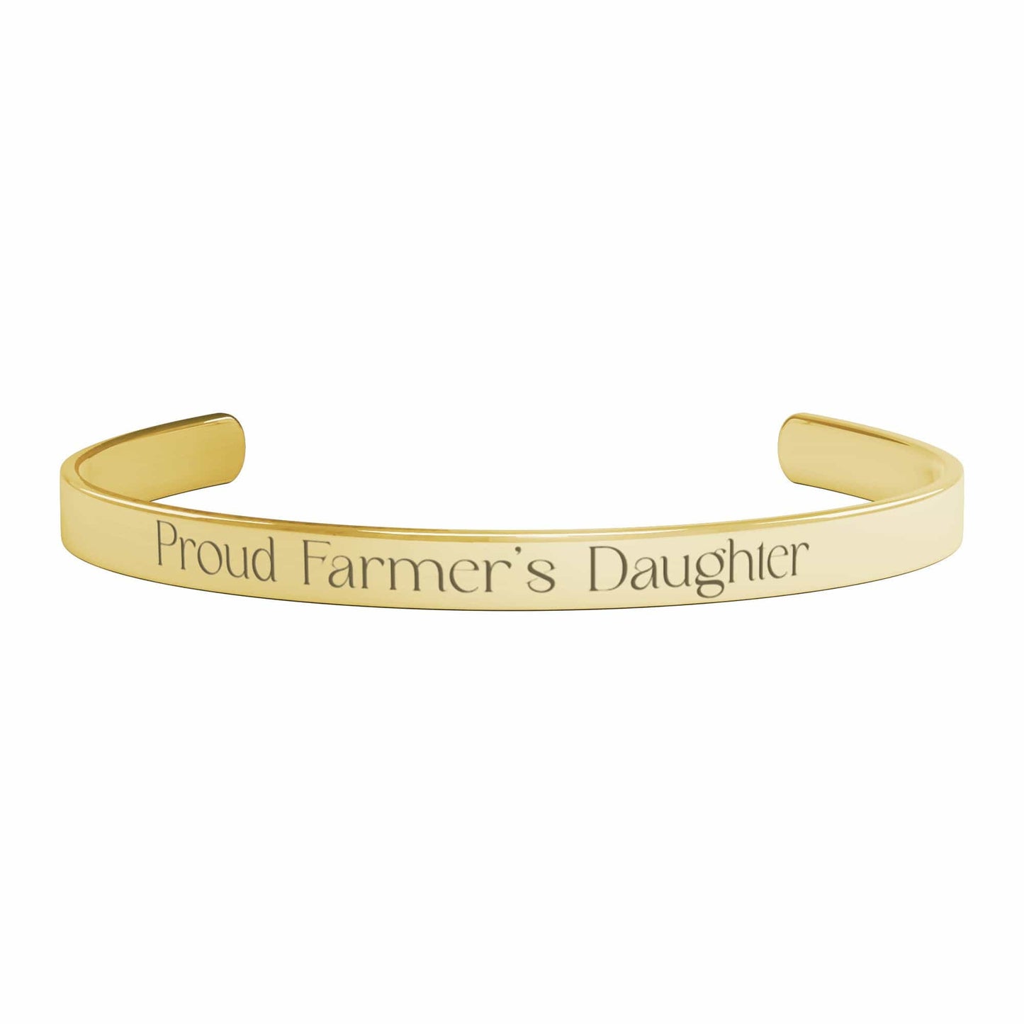Proud Farmer's Daughter Cuff Bracelet