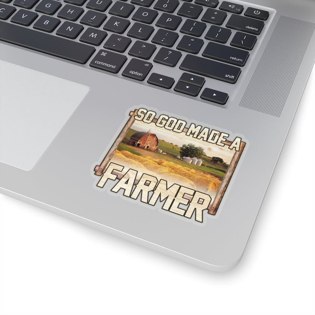 So God Made A Farmer Sticker