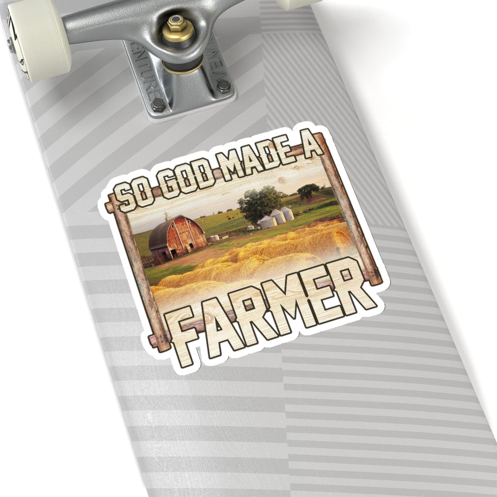 So God Made A Farmer Sticker