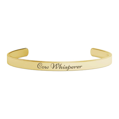 Cow Whisperer Cuff Bracelet