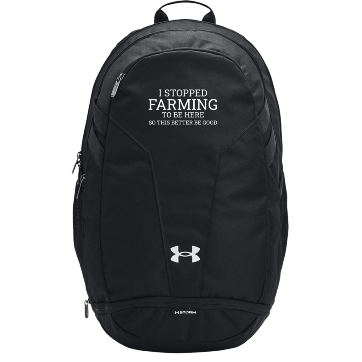 I Stopped Farming To Be Here - Under Armour backpack