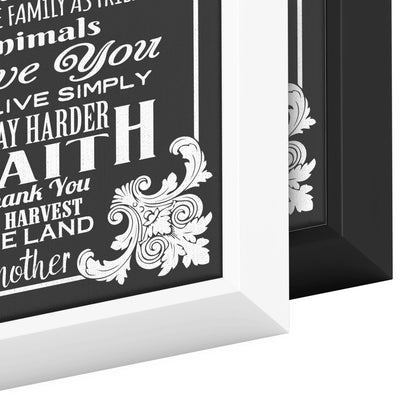 In This Farmer's House - Framed Canvas