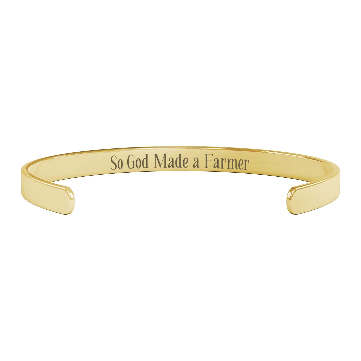 So God Made a Farmer Handmade Cuff Bracelet