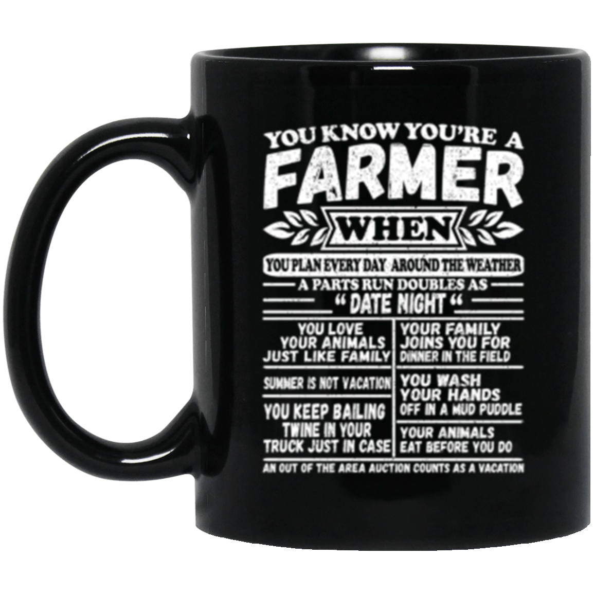 You know you're a farmer when,You know you are a farmer when,mug,cup